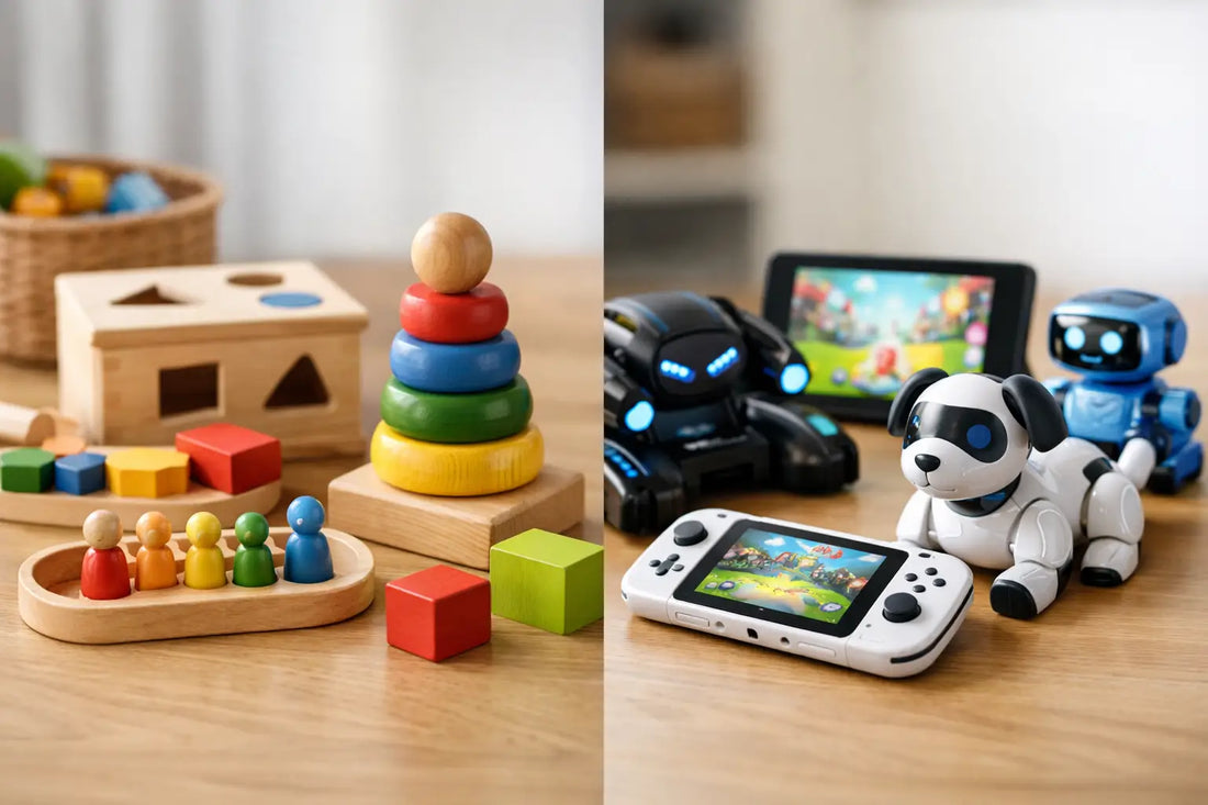 Montessori Toys vs Electronic Toys