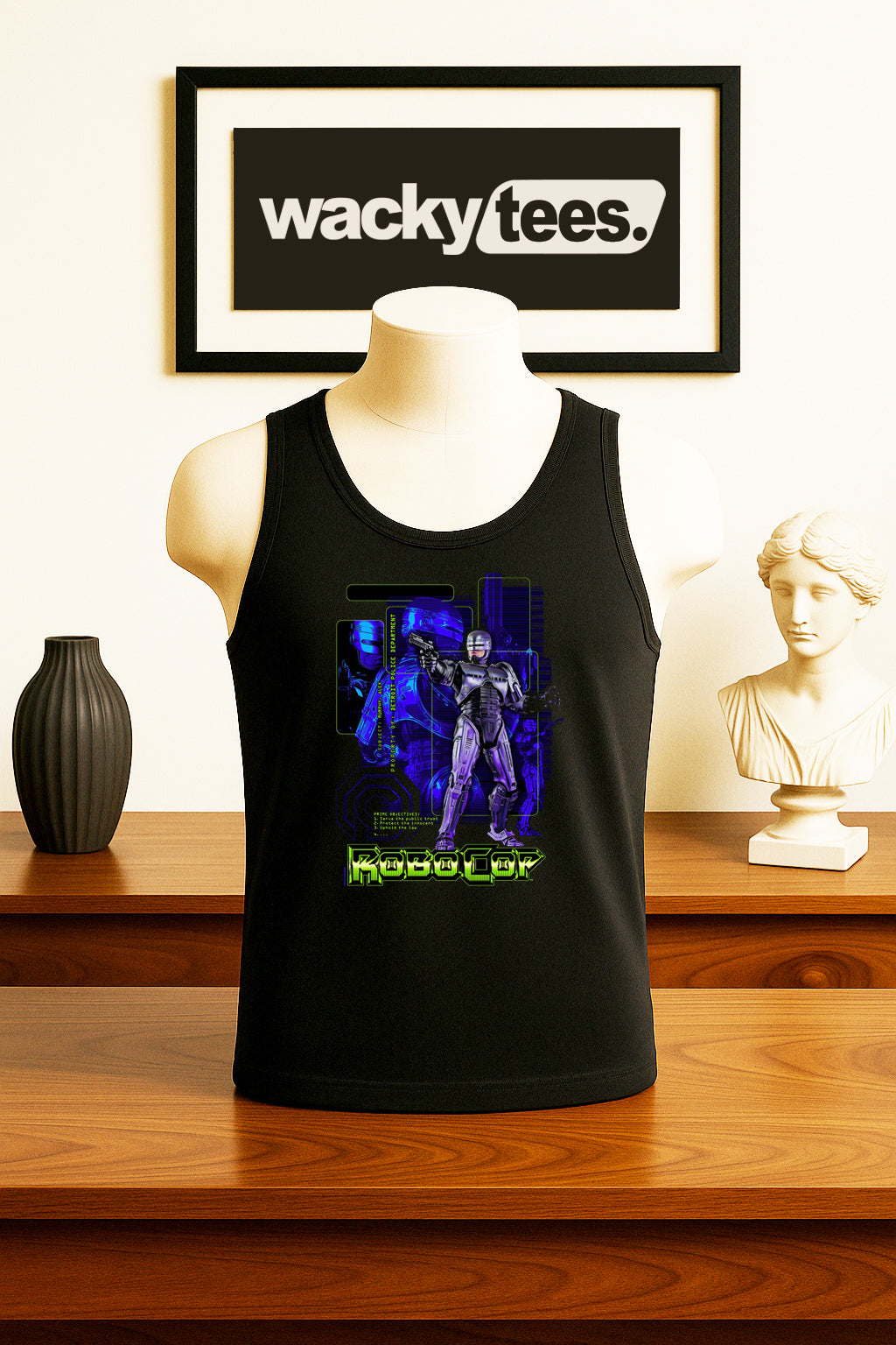 RoboCop Objective OCP Detroit Police 80s Graphic Tee Shirt