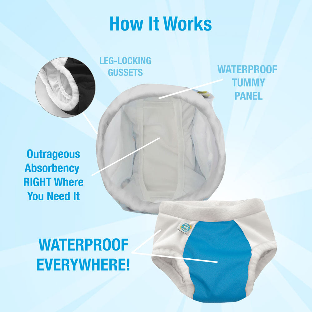 Brain Trainers: Reusable Cloth Bedwetting Pants for Nighttime Training