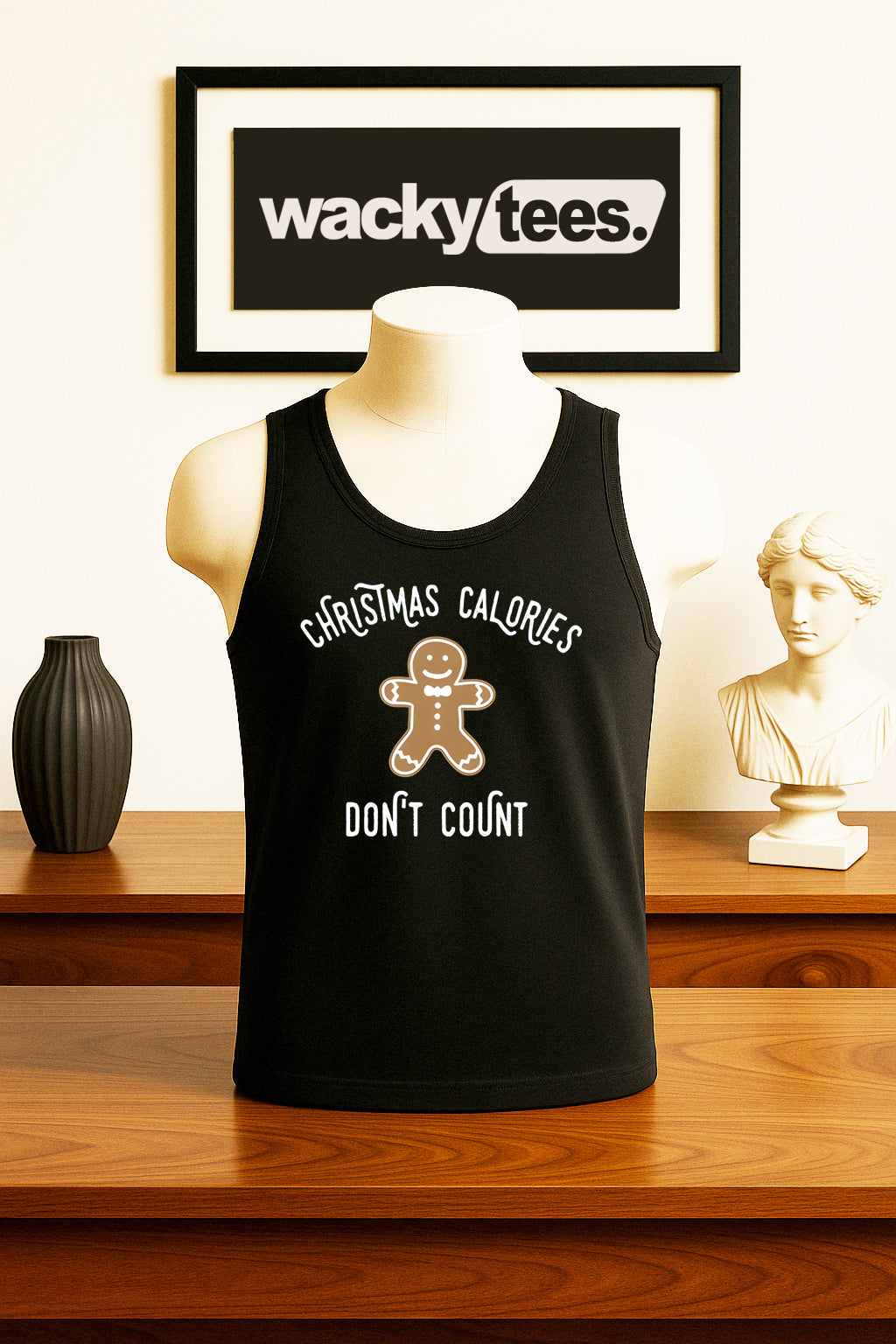 Christmas Calories Dont Count Funny Holiday Graphic Tee Shirt