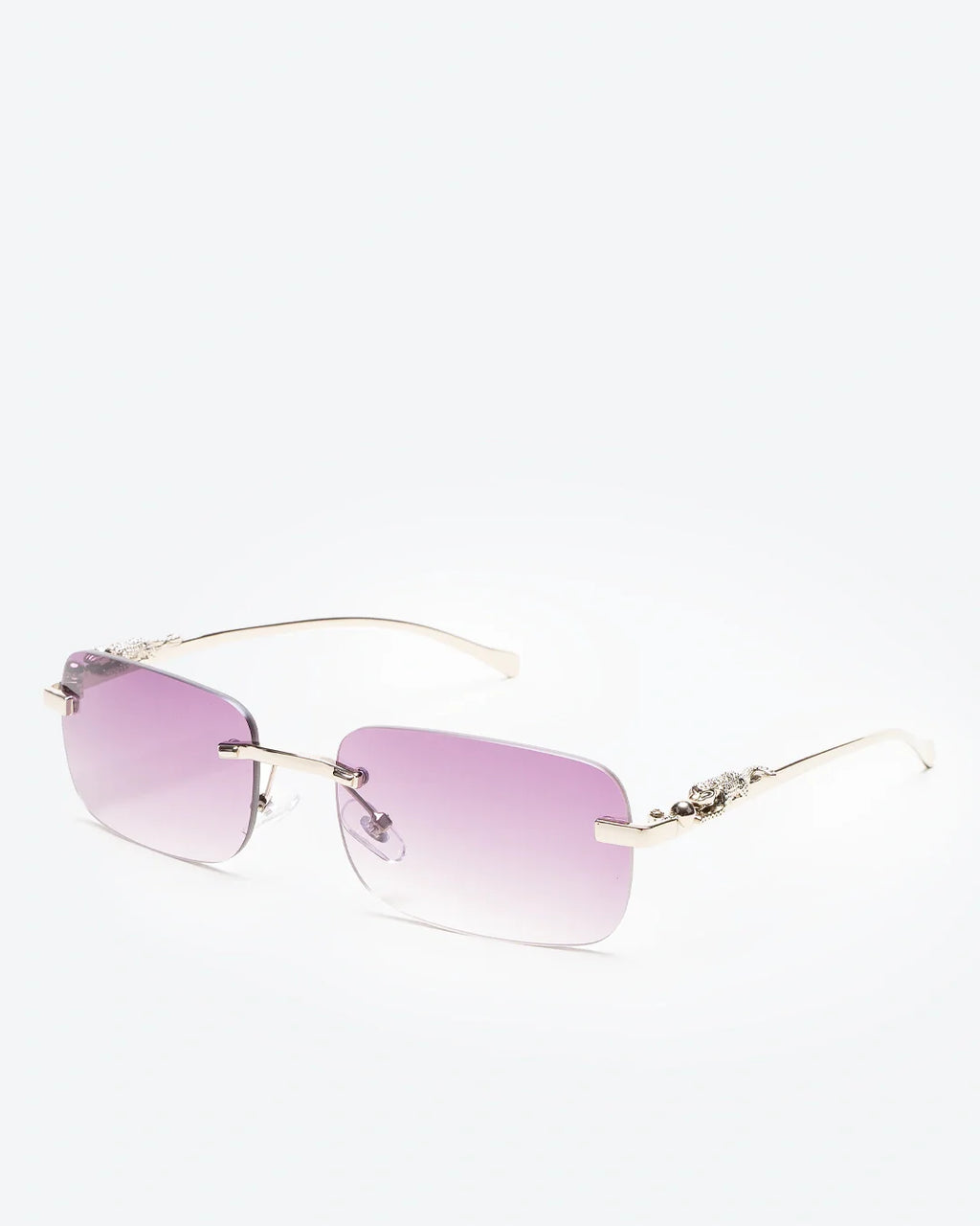 NOBLE - Sapphire Lenses, Gold Chrome Frame