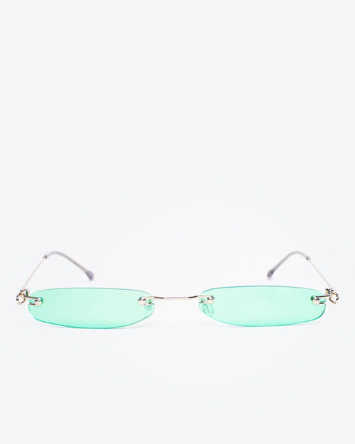 AERIS - Turquoise Lenses, Chrome Frame