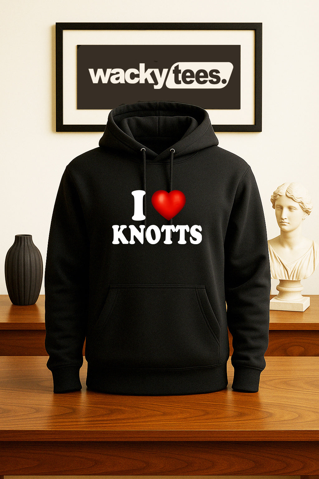 I Love Knotts I Heart Funny Adult Humor Graphic Tee Shirt