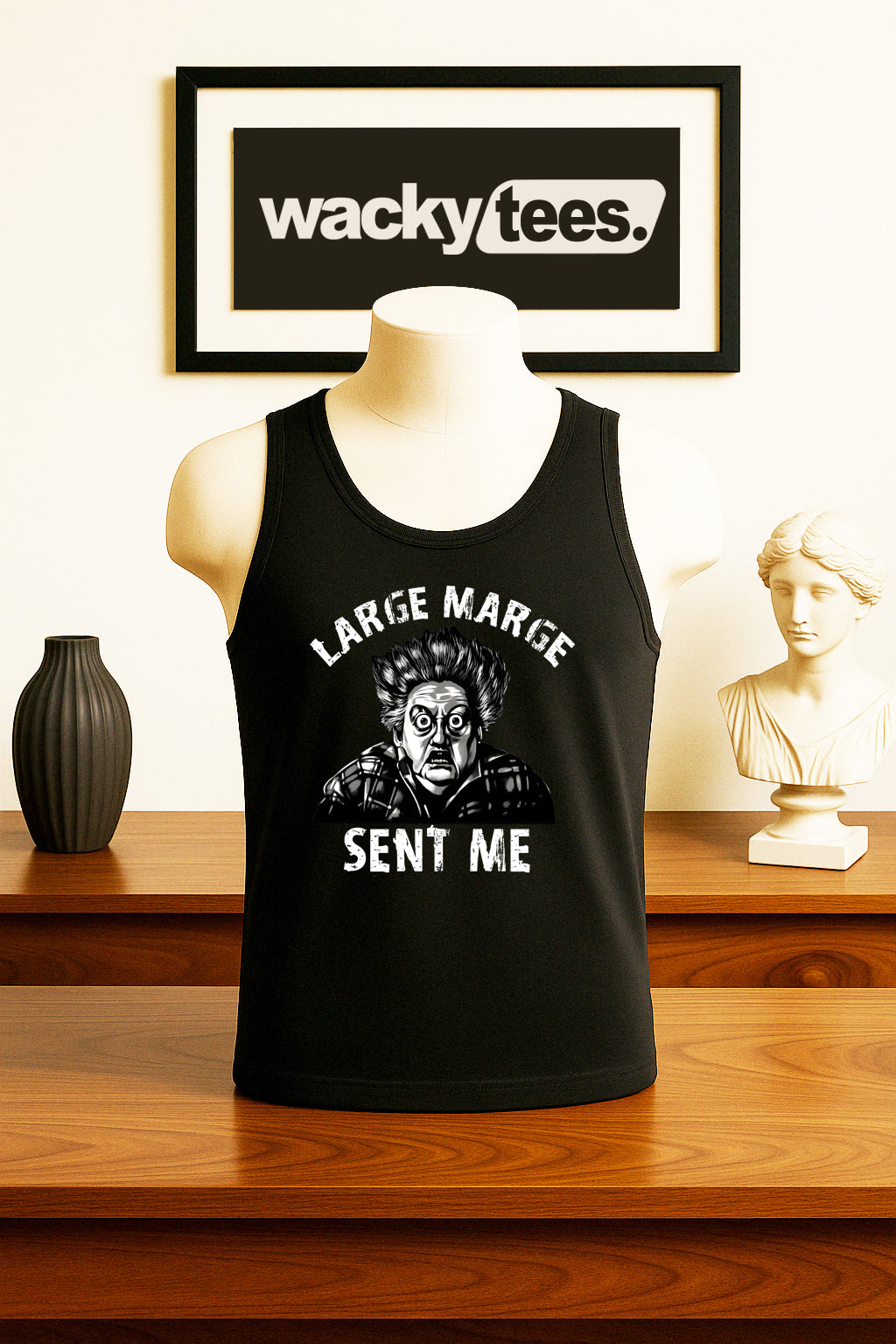 Pee Wee Herman Large Marge Sent me Funny Big Adventure Graphic Tee Shirt