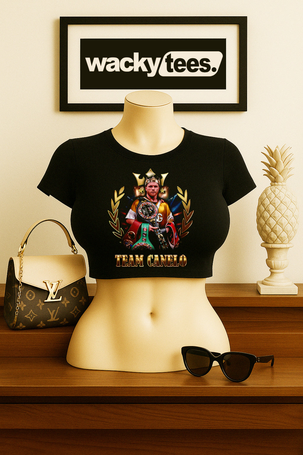 Team Canelo Alvarez El Rey Del Boxeo Boxing Distressed Graphic Tee Shirt